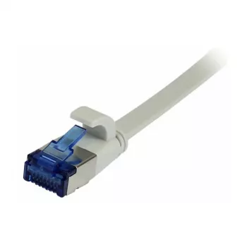 Synergy 21 Patch Kabelis RJ45, CAT6A 500MHz, 1,0m, Pelēks, U/FTP, Plakans, TPE (Superflex), AWG32