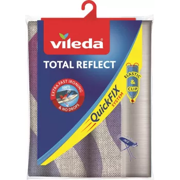 VILEDA Total Reflect gludināmā dēļa virsmas pārvalks Zili Pelēks Balts 1300 x 450 mm