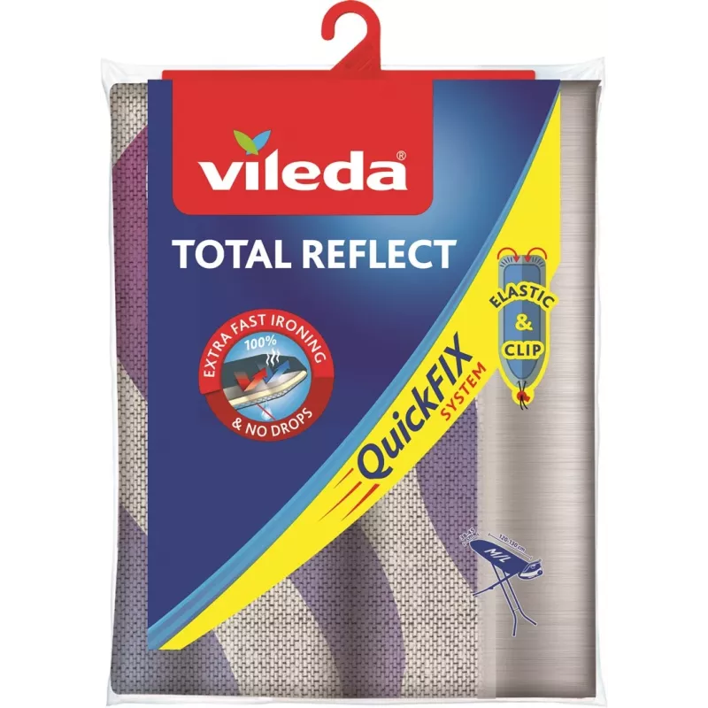 VILEDA Total Reflect gludināmā dēļa virsmas pārvalks Zili Pelēks Balts 1300 x 450 mm