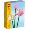 LEGO 40647 Lotus Flowers — Botāniskā kolekcija modulārs modelis, 220 gab., augstums 300 mm, vecums 8+