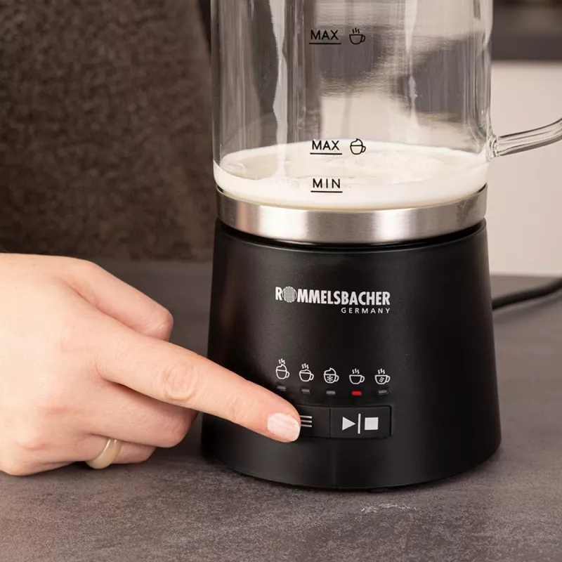 Rommelsbacher Piena putotājs 500ml nerūsējošais tērauds melns MS 625