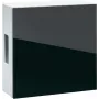Grothe GONG 465A Bw/black – durvju zvans, vītā tērauda, melns/balts, vadu, 83 dB, AC/baterija, 8–12 V