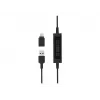 PORT CONNECT | Stereo USB Austiņas PRO ON'R 300 | Vadu | Uz auss | Trokšņu slāpēšana | Melna
