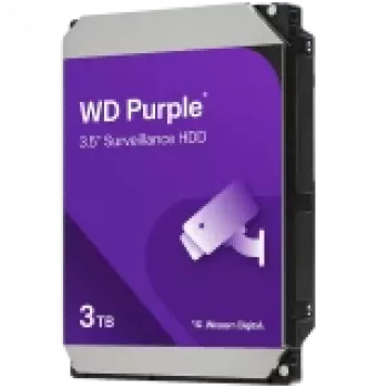Iekšējais HDD Western Digital Purple WD34PURZ 3 TB 3.5 collu 5400 RPM 128 MB Serial ATA III