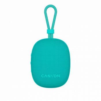 Canyon OnMove 12 - portatīvs Bluetooth v5.3 skaļrunis - 5W - TWS - IPX7 - 12 stundas - USB-C uzlāde
