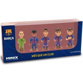 MINIX 5 gab. 7 cm figūriņu komplekts - FC Barcelona V2