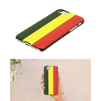 Viedtālruņa maciņš man and wood iPhone XR — Reggae Black