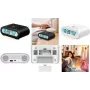 LogiLink SC0121W Radio Modinātājpulkstenis FM USB Taustes Pogas, Modinātāja Funkcija Balts