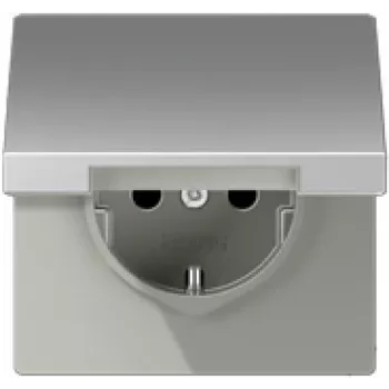 Jung SCHUKO kontaktligzda 16A 250V ar eņģes vāku AL 1520 KL AN (AL1520KLAN)