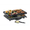 Steba RC 28 čuguna raclette grils, 1400 W, 8 pannu komplekts, melns