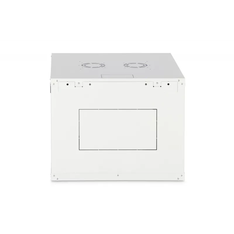 Sienas stiprināms 19 collu skapis DIGITUS Dynamic-N DN-37106 — 9U, 600x600 mm, IP20, atslēgas slēdzene