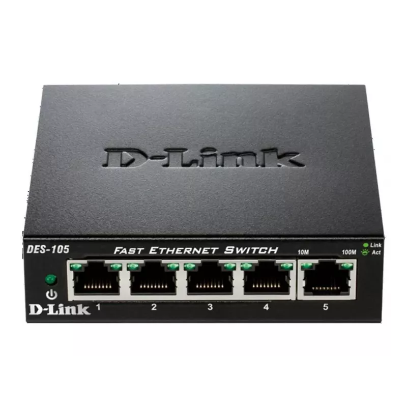 D-Link DES-105 Nenodrošināts L2 Slēdzis