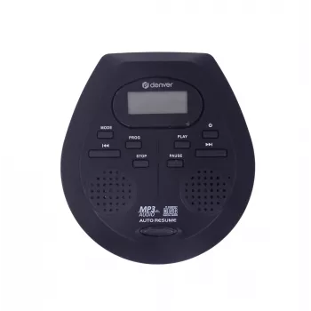 Pārnēsājams CD atskaņotājs Denver DMP-395B Melns MP3 atskaņošana LCD displejs
