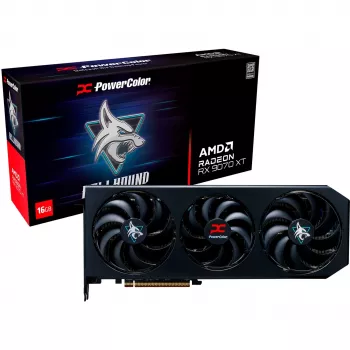 PowerColor Hellhound Radeon RX 9070 XT 16GB GDDR6 PCIe 5.0 grafikas karte