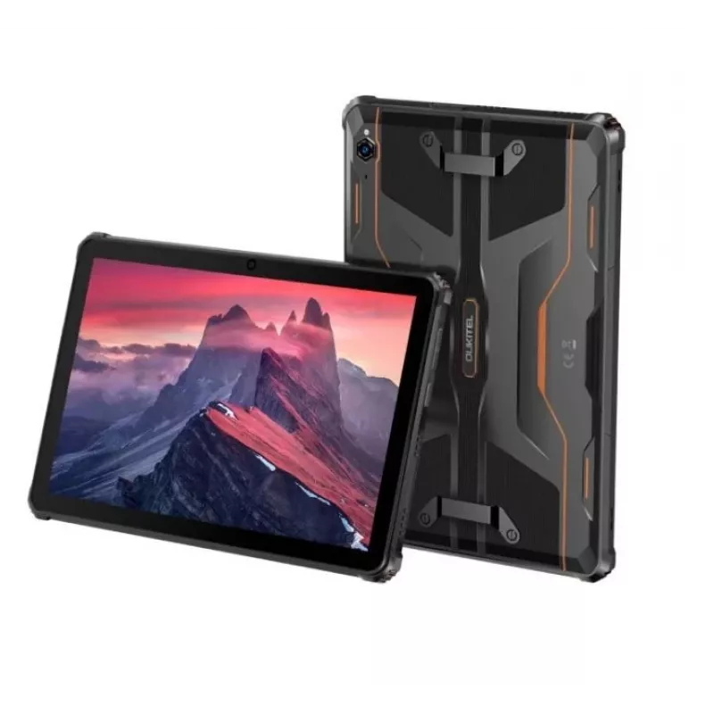 Oukitel RT9 10.1 inch 6/256GB oranžs izturīgs planšetdators ar 11000 mAh akumulatoru