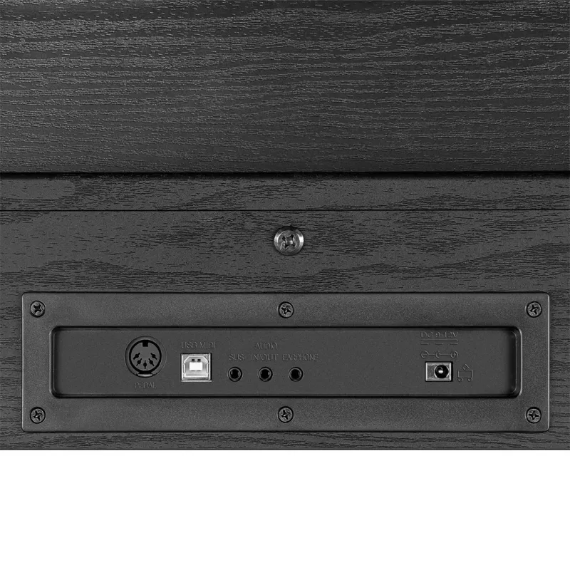 Digitālās klavieres Kruger & Matz KMDP-45P-BK — matēti melna apdare, svērtie taustiņi