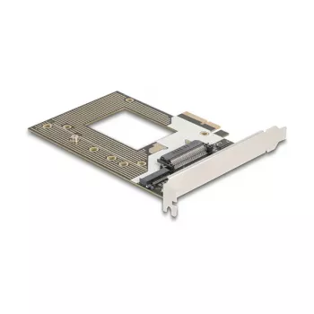 Iekšējā M.2 / U.2 adaptera karte DELOCK 90854 — PCIe 4.0 (savienotājs: PCIe, izejas: M.2 Key M 110 mm, U.2)
