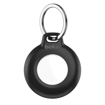 Belkin MSC013btBK melns AirTag maciņš ar atslēgu gredzenu