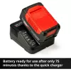 Einhell 4512042 Power X-Change sākuma komplekts, 18 V 4,0 Ah, akumulators un lādētājs