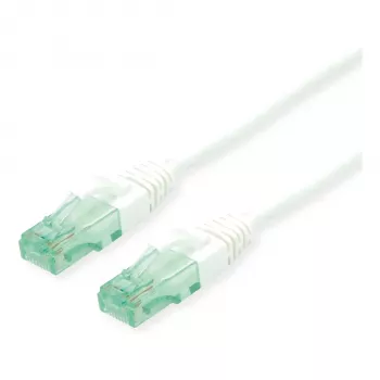 ROLINE RM Patch Kabelis Cat.6A UTP, balts, 1 m