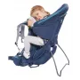 Mugursoma bērnu pārnēsāšanai Deuter Kid Comfort Pro, zila, poliamīds, max 22 kg, saulessargs, sānu kabata