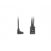 SATA III kabelis LANBERG CA-SASA-13CU-0050-BK 0,5 m, SATA 7-pin uz 7-pin, 6 Gbit/s, melns