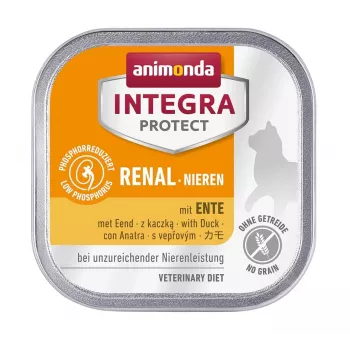 ANIMONDA Integra Protect Renal Duck - mitrā barība kaķiem - 100g