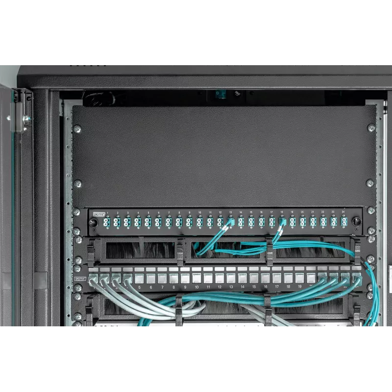 Aizpildījuma panelis Digitus DN-19 BPN-04-SW 4U melns