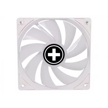120 mm korpusa ventilators XILENCE Performance A+ XF064 ar šķidruma dinamisko gultni, 500–1500 RPM, balts