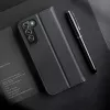 Dux Ducis Hivo Īstas ādas maciņš ar atloku Samsung Galaxy S22+ (S22 Plus) Melns