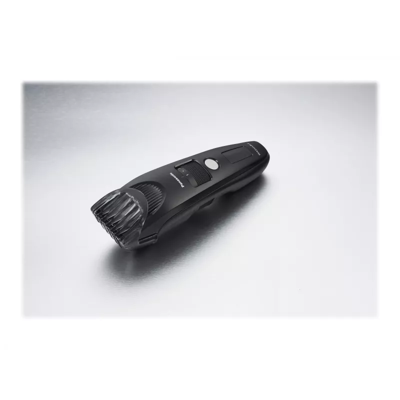 Bārdas trimmeris Panasonic ER-SB40-K803 — 0,5–10 mm, 19 soļi, Li-Ion, bezvadu/tīkls, melns