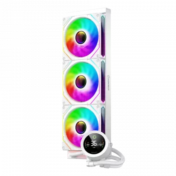 Gamemax ICEBURG 360 DIGITAL WH | Šķidruma dzesētājs CPU | Balts
