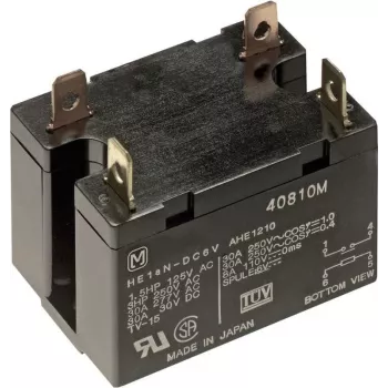 Panasonic PCB relejs 240 V/AC 30 A 1 Normāli atvērts kontakts HE1AN240AC 1 gab. (HE1AN240AC)