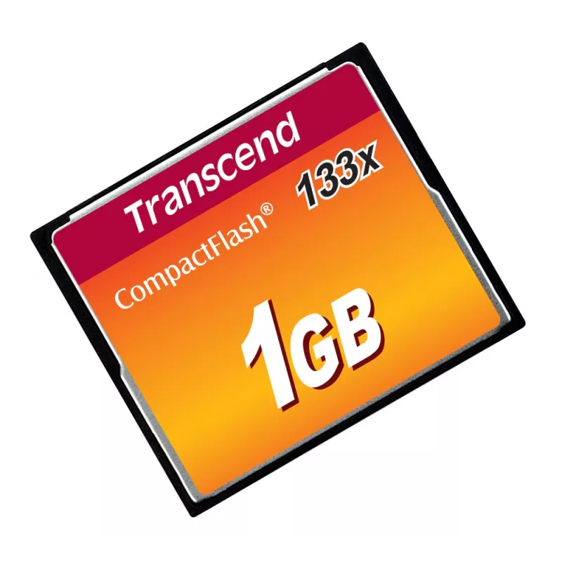 Transcend CompactFlash atmiņas karte 1 GB 133x (TS1GCF133)