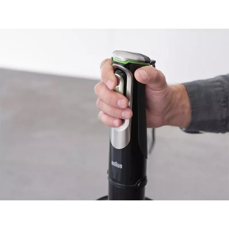 Braun MultiQuick 9 MQ9138XI 0.6 L rokas blenderis 1200 W Melns, Nerūsējošs tērauds