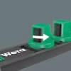 Uzgriežņu atslēgu komplekts Wera Zyklop A 1/4 inch melns/zaļš, 9 gab.