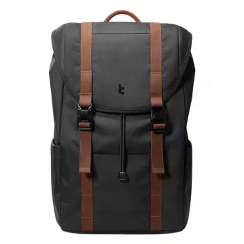 Mugursoma klēpjdatoram Tomtoc VintPack-TA1, 22L, līdz 15,6 collām (melna)