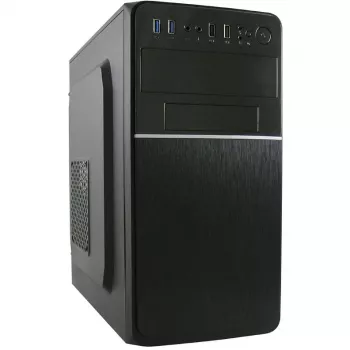 LC Power 2015MB - Mikro ATX tornis - bez barošanas bloka - Melns - USB/Audio (LC-2015MB-ON)