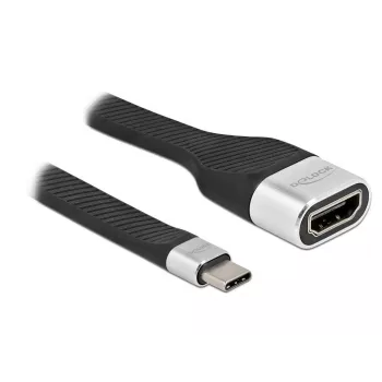 FPC plakanais lentveida kabelis DeLOCK USB Type-C uz HDMI 86933