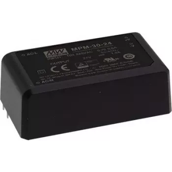 Barošanas adapteris/invertors MEAN WELL MPM-30-12ST, 30 W, 12 V izeja, 80–264 V ieeja