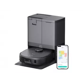 Anker Eufy X10 Pro Omni robotputekļsūcējs, slapjā un sausā tīrīšana, 8000 Pa, 180 min, 5200 mAh, 2.5 L putekļu tvertne, melns