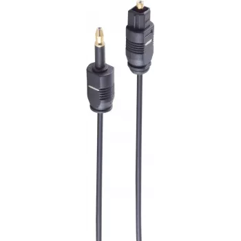 shiverpeaks BS69012-3.0 audio kabelis 3 m TOSLINK 3.5 mm melns