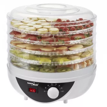 GreenBlue GB195 žāvētājs sēnēm, dārzeņiem un augļiem, 250W, 5 sieti