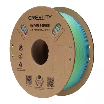 Creality PLA 1.75 mm 1 kg krāsas maiņas spole — zila, zaļa, rozā (3301010425)