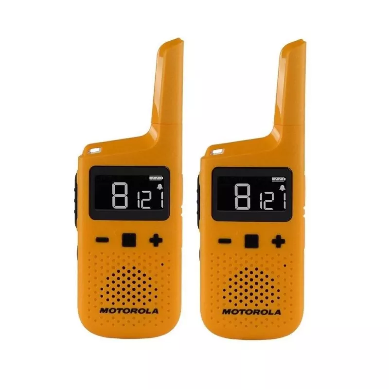 Motorola Talkabout T72 divvirzienu radio 16 kanāli 446.00625 - 446.19375 MHz Oranžs