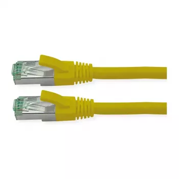 Tīkla kabelis ROLINE Recycled Material 21.45.3228 RJ-45 Cat6a 15 m Dzeltens