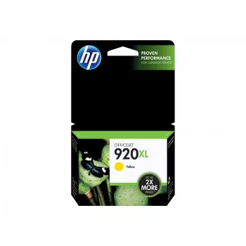 HP 920XL High Yield Yellow Original Ink Cartridge, dzeltena, 1 gab., 700 lpp.