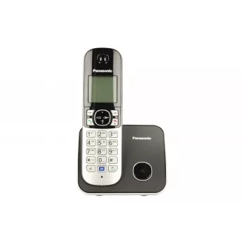 Panasonic KX-TG6811 DECT telefons ar Caller ID, melns