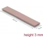 Termopaliktnis DeLOCK 18484 3 W/m·K Rozā 20x120x3 mm