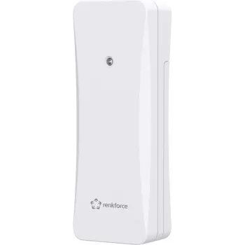 Renkforce RF-6736476 RF-E0666-W Termo-/Higrosensors Bezvadu 433 MHz Balts (RF-6736476)